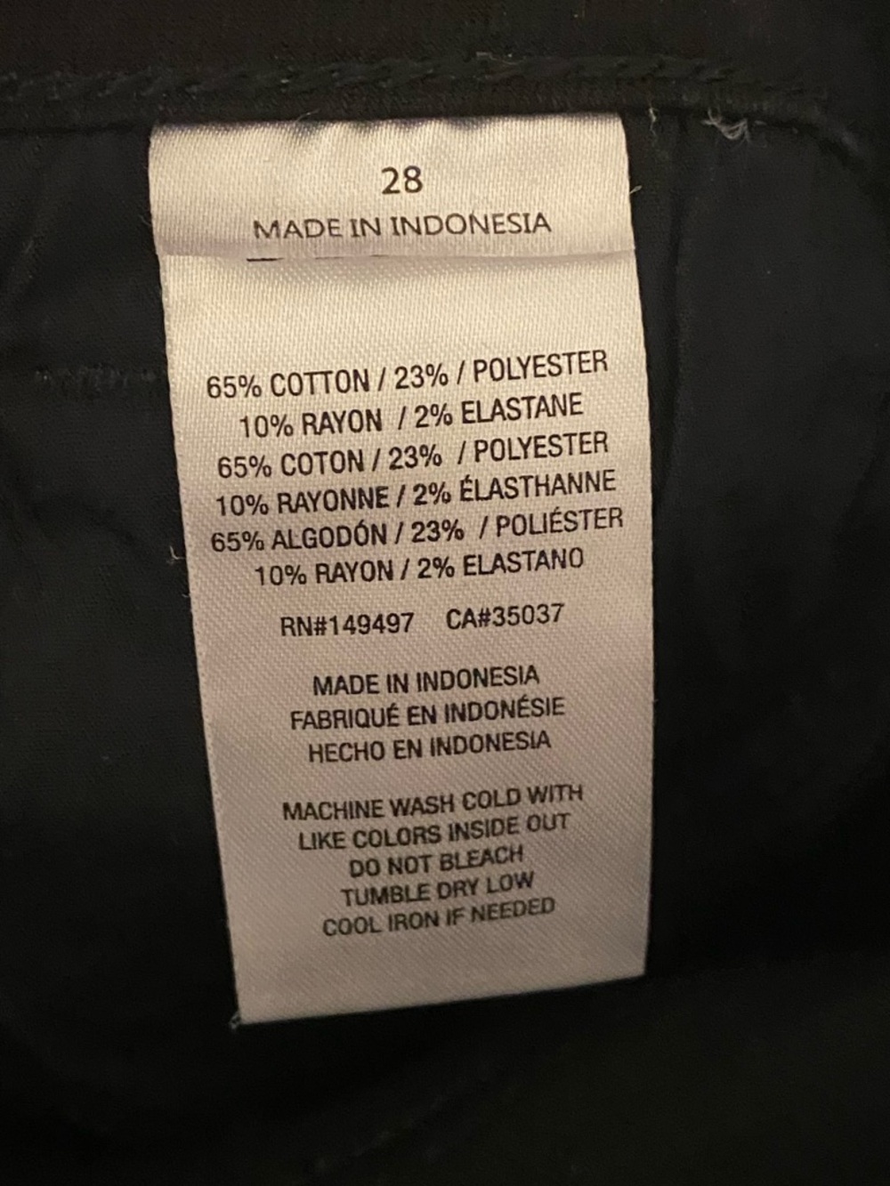 JOE’S JEANS Stretchy Mid-Rise Skinny Jeans in Black - 28 - Picture 16 of 16